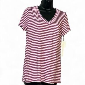 NWT Women's size‎ small CARLSON striped T-shirt